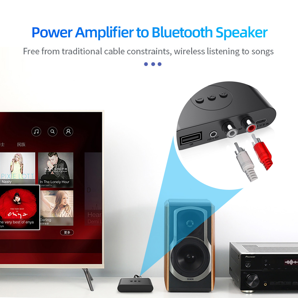 NFC 블루투스 5.0 오디오 리시버 U 디스크 RCA - Robot Bluetooth Car 리뷰 및 가격