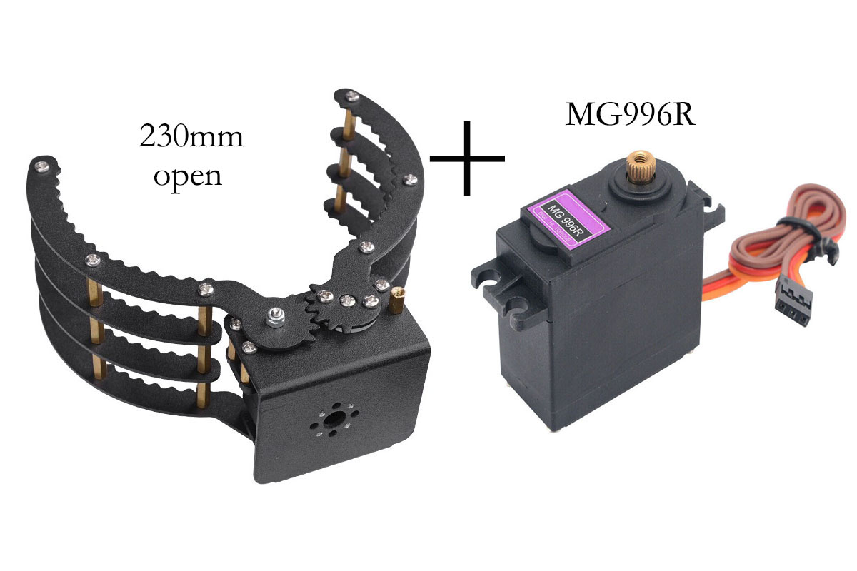 230mm 개구부를 가진 기계식 클로 그리퍼, MG99 - Robot Gripper Claw 리뷰 및 가격