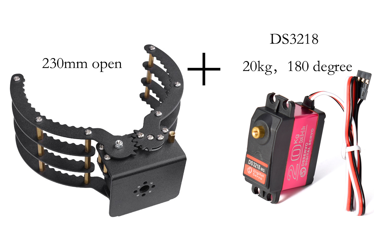 230mm 개구부를 가진 기계식 클로 그리퍼, MG99 - Robot Gripper Claw 리뷰 및 가격