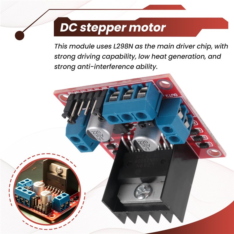 AED7-L298N 모듈 듀얼 H-브리지 스테퍼 모터  - L298N Module 리뷰 및 가격