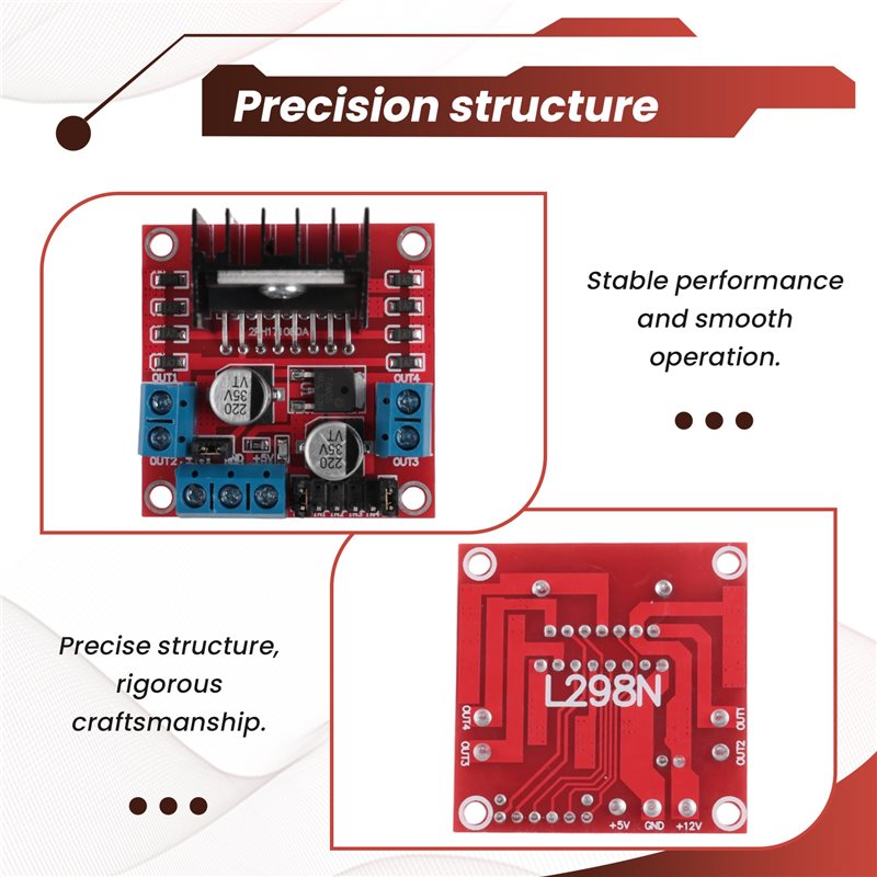AED7-L298N 모듈 듀얼 H-브리지 스테퍼 모터  - L298N Module 리뷰 및 가격