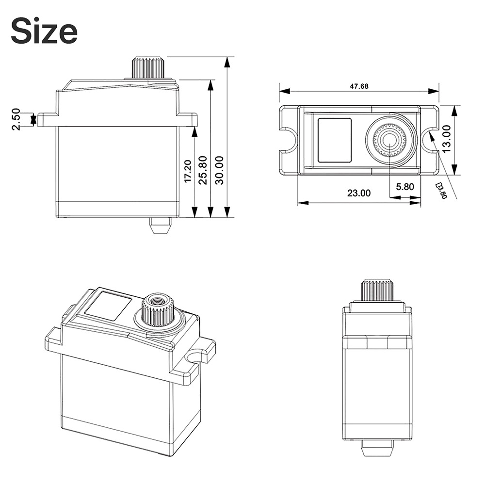 9imod 2065 7KG 디지털 마이크로 서보 방수  - Micro Servo 리뷰 및 가격